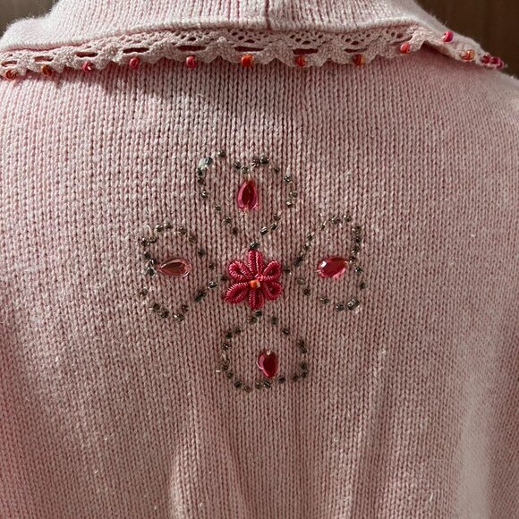 VINTAGE 1990’s Embellished & Embroidered Storybook Knits Sweater - Picture 5 of 6